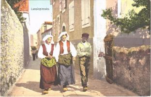 1909 Mali Losinj, Lussinpiccolo; Croatian folklore, traditional costumes