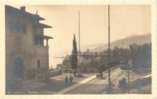 Abbazia, Opatija; Rathaus in Volosca / Voloska / Volosko / town hall, tram