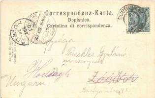 1902 Dubrovnik, Ragusa; Schloss Lacroma / castle