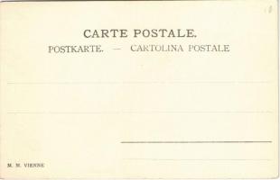 Girl with cat. M. Munk Vienne