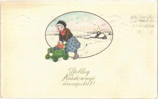 1913 Boldog Karácsonyi ünnepeket! / Christmas greeting art postcard. Special B. 5107. litho (EK)