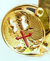 Spanyol katonai tiszti kard. XX. sz. második fele. Hüvellyel, szép állapotban, jelzett. / Spanish mi...