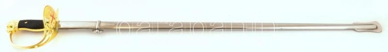 Spanyol katonai tiszti kard. XX. sz. második fele. Hüvellyel, szép állapotban, jelzett. / Spanish mi...