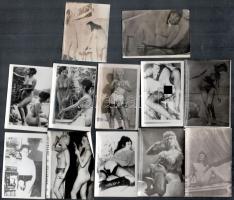 cca 1960 12 db erotikus fotó 6x9 cm
