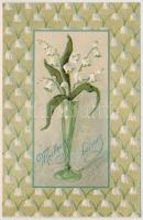 8 db RÉGI motívum képeslap vegyes minőségben: dombornyomott és litho üdvözlő / 8 pre-1945 motive pos...