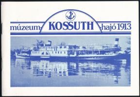 1986 Kossuth Múzeumhajó 1913. Bp., Közlekedési Múzeum. Gazdag képanyaggal illusztrált. Kiadói papírkötés.