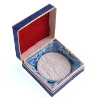 1976. "II. Ulászló" guldiner érem mázatlan Zsolnay porcelán utánlenyomata, eredeti tokban ...