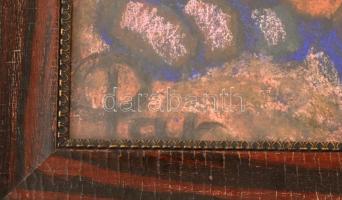 Pap Gyula (1899-1983): Csendélet. Pasztell, farost, jelzett. Hátoldalán Képcsarnok Vállalat címkéjév...