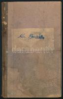 1899 Szolgálati cselédkönyv