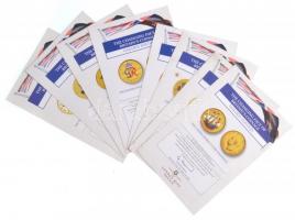 27db-os vegyes tétel brit érmetanúsítványokkal, szocialista és modern jelvényekkel, közte "Az e...