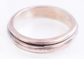 Ezüst (Ag) gyűrű, jelzett, 9 g