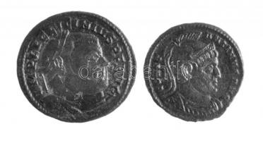 Római Birodalom / Siscia / I. Licinius 308-324. AE Follis Br (3,61g) + Siscia / I. Constantius 319-3...
