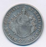 1848KB 20kr Ag "V. Ferdinánd" T:2-, forrasztásnyom 
Hungary 1848KB 20 Kreuzer Ag "Fe...