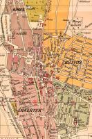 Nyíregyháza város térképe, ifj. Weinwurm A. és Tsa Grafikai Intézete, lapon kisebb foltokkal, szélén...