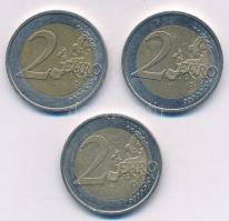 Ausztria 2009. 10E "10 éve az Európai Monetáris Unió" (2x) + Németország 2009. 10E "1...