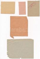 1944-1945. 7db-os  hús-, kenyér-, tej-, zsír- és tojásjegy tétel T:III,III-