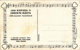 "Szívem érted dobog..." Jan Kiepura és Eggerth Márta Cine-Allianz világfilmje. Uránia, Déc...