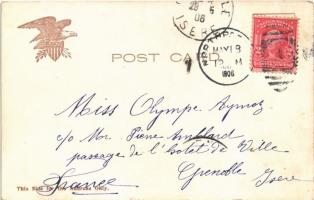 1906 Going to the fire, firefighters