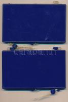 ~1969. "A Magyar Néphadsereg" Br és ezüstpatinázott Br emlékérem pár (2x) egyik "A Ma...