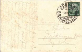 Der Führer in Goslar am Erntedanktage 1934 / Adolf Hitler, Erwin Rommel. NSDAP German Nazi Party pro...