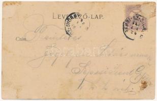 1900 Sugásfürdő, Baile Sugas (Sepsiszentgyörgy, Sfantu Gheorghe); fürdő, nyaralók. Benkő M. kiadása ...