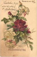 1901 Roses. litho s: C. Klein (fl)