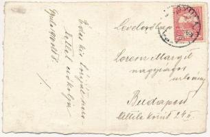 1916 Gyula, hölgy kutyával. photo