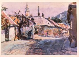 Zorád Ernő: Volt egyszer egy Tabán. Zorád Ernő 36 festményének színes mása, kísérőfüzettel, korabeli...