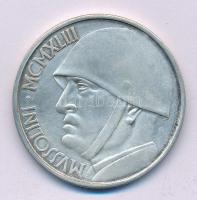 Olaszország 1943. 20L Mussolini fantáziaveret T:1- Italy 1943. 20 Lire Mussolini fantasy coin C:AU