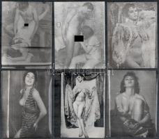 10 db retró erotikus fotó, 12×9 cm