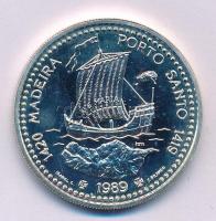 Portugália 1989. 100Esc Ag "Madeira" T:1 (eredetileg PP)
Portugal 1989. 100 Escudos Ag &q...
