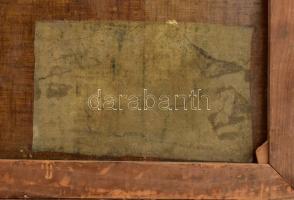 Barta Mária (1897-1969): Tulipános art deco hölgy, 1929 körül. Olaj, vászon, jelzett (ligatúrás). re...