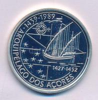Portugália 1989. 100Esc Ag "Azori-szigetek felfedezése" T:PP
Portugal 1989. 100 Escudos A...
