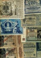 Német Birodalom/Császárság/Weimari Köztársaság 1910-44. 57 db bankjegy, jobbakkal T:II,III,III- (kev...
