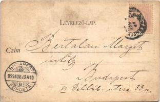 1899 (Vorläufer) Korond-gyógyfürdő, Corund; Magyar Gleichenberg, park. Gáspár Gyula kiadása / Hungar...