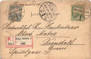 1902 Nagyszeben, Hermannstadt, Sibiu; Hermann Kirchner zeneigazgató / Verlag des Hermannstädter Männ...