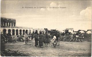 Djibouti, Le Marché Somali / Somali market, camel (EK)