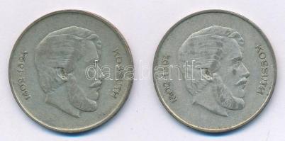 1947. 5Ft Ag "Kossuth" (2x) T:2-,3 patina Adamo F8.1