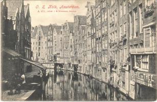 Amsterdam, Oudezijds Kolk / canal (EB)