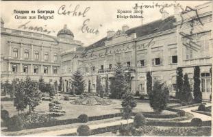1906 Belgrade, Beograd; Königs-Schloss / royal castle (EB)