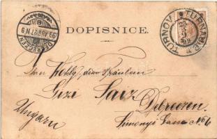 1899 Turnov, Stekluv pensionát na Hrubé Skále / hotel (EK)