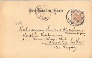 1899 Weissenkirchen, Weißenkirchen in der Wachau; H. Koch No. 10. litho s: König