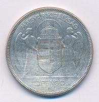 1930. 5P Ag "Horthy jobbra" T:3 Adamo P8