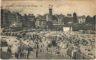 1931 Dinard, La Plage et les Hotels / beach, hotels (small tear)