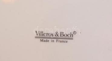 Villeroy & Boch porcelán gyertyatartó és tál szett. m:17 cm, tál: 17,5x21 cm