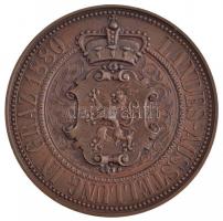 Ausztria 1880. "Stájerországi Tartományi Kiállítás, Graz, 1880" Br emlékérem. Szign.: Hein...