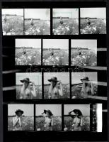 cca 1987 Egy aktfotózás vizuális naplója, Menesdorfer Lajos (1941-2005) budapesti fotóművész hagyaté...