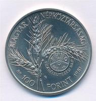 1981. 100Ft Ni "FAO I. - Világélelmezési nap" T:BU Adamo EM66