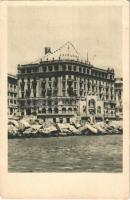 1934 Napoli, Naples; Hotel Excelsior, Sulla Via Partenope, in faccia al golfo / hotel (Rb)