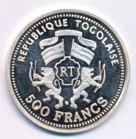 Togoi Köztársaság DN (2000) 500Fr Ag "Albert Einstein születésének 120. évfordulója" T:PP ...